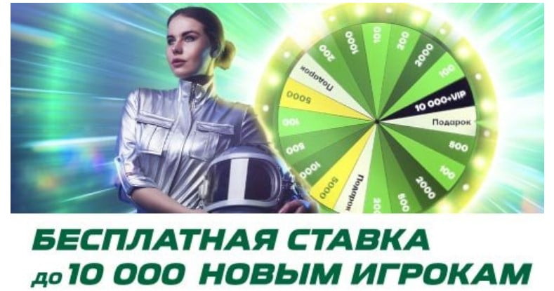 Бонус до 10 000 рублей в БК Лига ставок