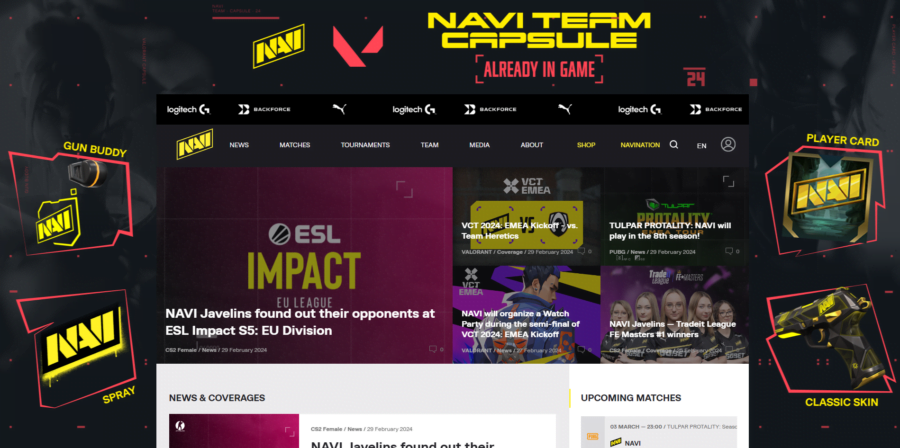 Сайт NAVI